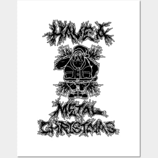 Have a metal christmas Posters and Art